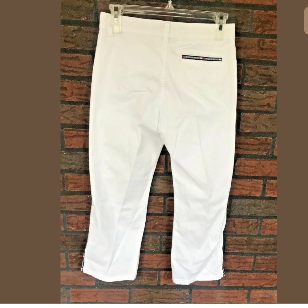 Tommy Hilfiger White Capri Spell Out White Size 5